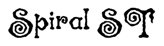 Spiral ST font